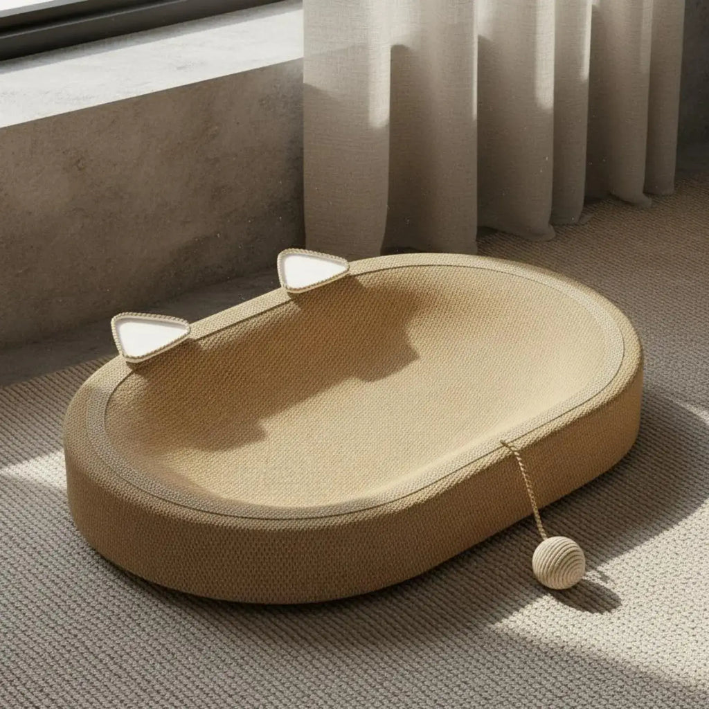 Oval Cat Scratcher Bed & Nest