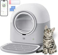 Automatic Self-Cleaning Smart Robot Cat Litter Box with App Control