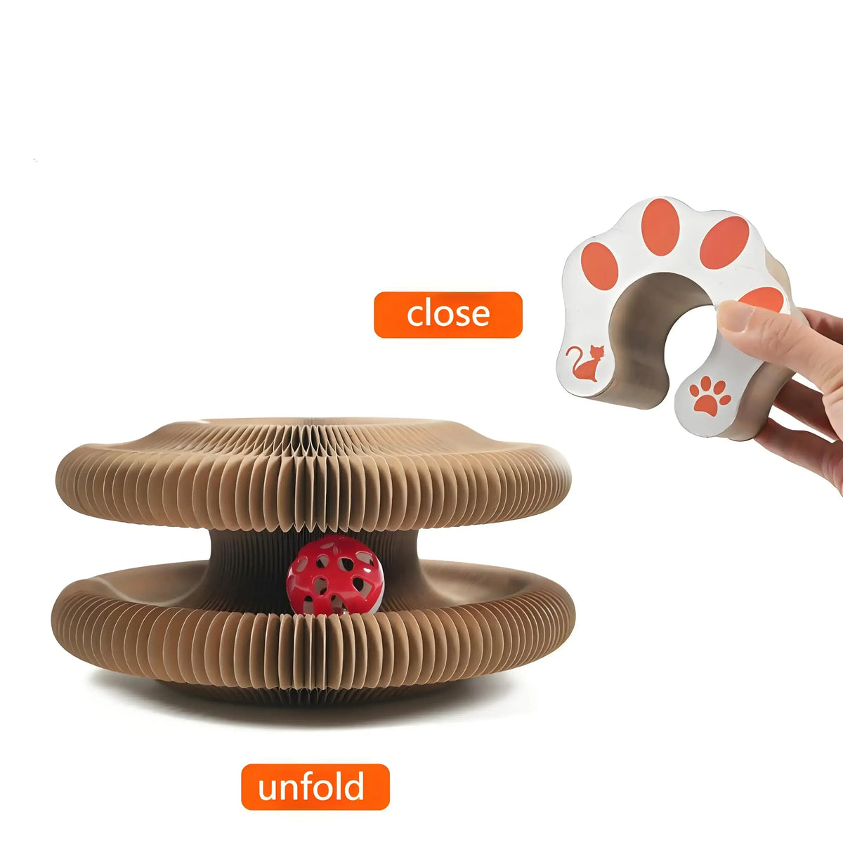 Interactive Magic Organ Cat Scratching Board with Bell