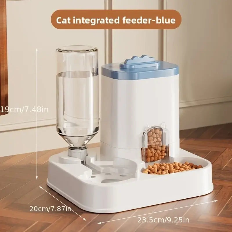 2-in-1 Automatic Cat Feeder & Water Dispenser