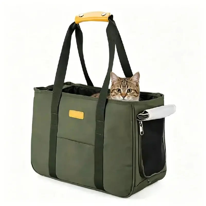 Creative Breathable Canvas Pet Shoulder Carrier Bag for Cats