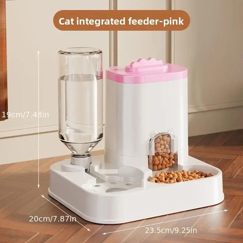 2-in-1 Automatic Cat Feeder & Water Dispenser
