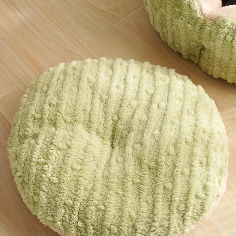 Warm Fluffy Winter Cat & Puppy Bed with Soft Cushion