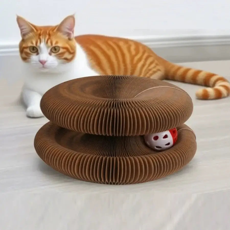 Interactive Magic Organ Cat Scratching Board with Bell