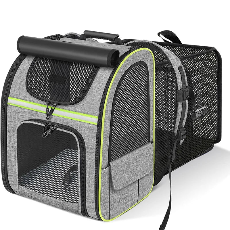 Cat Bag for Outdoor Use Portable and Expandable Pet Travel Bag Small Dog Cat Travel Backpack Pet Accessories