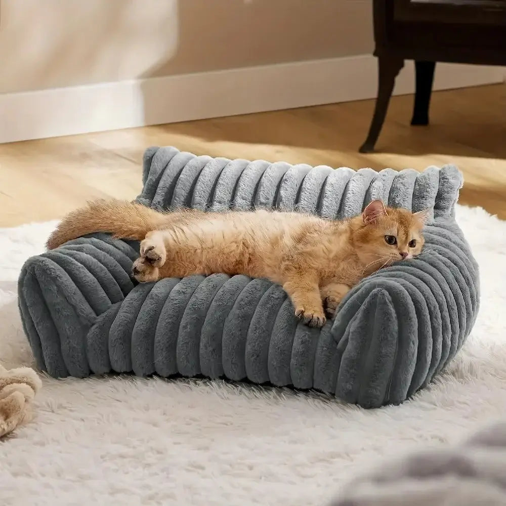 Warm Comfort Cat Sofa & Deep Sleep Pet Bed