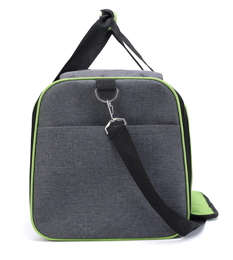 Cat Bag Foldable Large Capacity Cat Outdoor Car Expansion Portable Pet Handbag Breathable Diagonal Cross Bag for Cats and Dogs