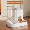 2 In 1 Automatic Pet Feeder For Cats Dogs Water Dispenser Food Bowl Drinking Feeding Device Durable Pet Supply