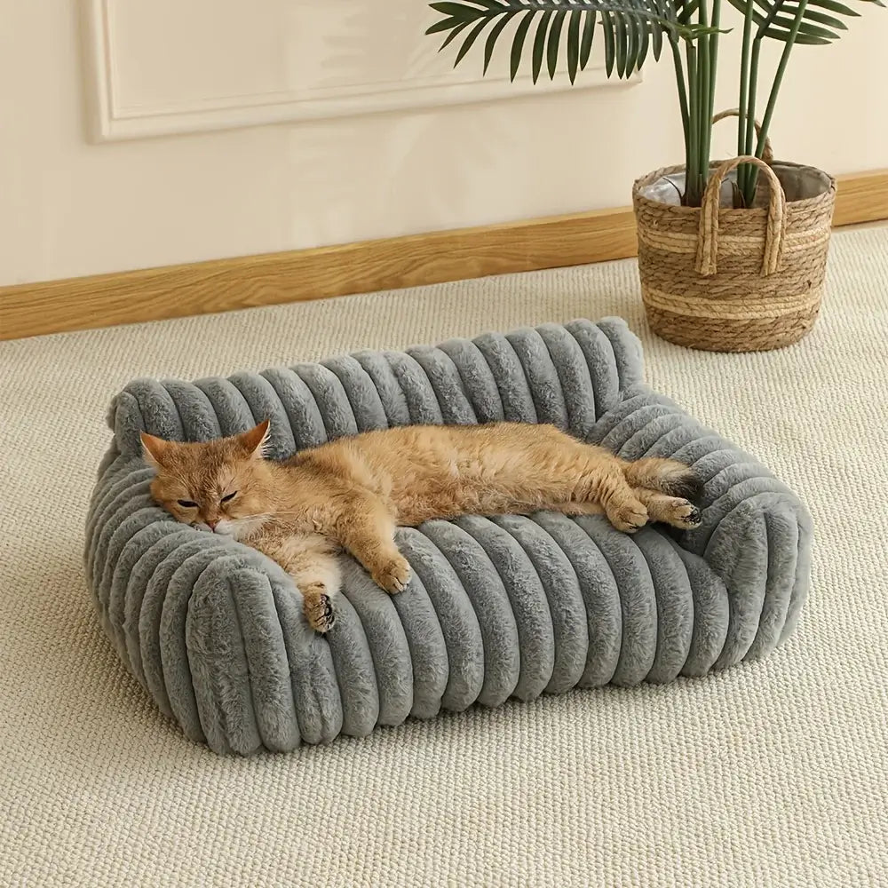 Warm Comfort Cat Sofa & Deep Sleep Pet Bed